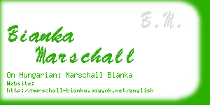 bianka marschall business card